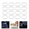 Party Decoration Toddmomy Mens Bracelet Glow Silicone Wristbands 100Pcs The Dark Wristband Blank Adults Teens Running Accessories