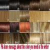 Extensions Chocola Full Head 16 "28" Brasiliansk maskin Made Remy Hair 10pcs Set 220g Clip in Human Hair Extensions Natural Straight