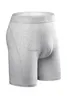 Underpants BONITOS 5pcs Pack Men Boxer Long leg Boxer Men Underwear Men Underpants Natural Cotton Sexy Boxer Shorts Top Brand Underwear 24319
