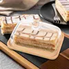 Dinnerware Sets Dessert Pastry Plate Desktop Cake Tray Convenient Holder Fruit Household Trays Glass