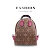 Mochila para mulheres moda menina sacos de couro mochilas luxo designer impressão bagpack bonito viagem