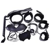 7 Pcs Restraint Bondage Plush s Strap Chicote Corda Pescoço Adulto Jogo de Brinquedos Sexuais Conjunto Y181024051397872