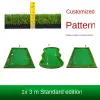 Aides 3 trous Golf intérieur mettant vert 100x300cm entraînement extérieur intérieur Putter tapis pratique mettant vert pour un usage domestique