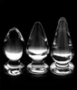 60mm femmes grand verre jouets sexuels Transparent cristal Plug Anal vagin fesses Plugs6252373