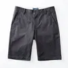 Shorts masculinos 2024 verão homens algodão na altura do joelho cor sólida praia vintage casual moda calças curtas e34