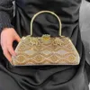 Hip Shoulder Bags Fashion Diamond Designer Handbags Tote Bag Bar Evening Party Wedding Banquet 240311