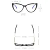 Sunglasses Frames Cateye Anti Blue Light Blocking Computer Glasses Fashion Women Eyeglasses UV Clear Lens