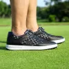Chaussure PGM chaussures de golf pour hommes, nouveaux lacets rotatifs supérieurs en maille respirante, clous antidérapants