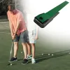 Aids Golf Putting Mat Indoor Outdoor Training Golf Hitting Carpet Putting Ball Pad Practice Mat Washable AntiSlip Practice Golf Mat