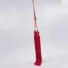 Konstis Silk Tai Chi Sword Accessories Red Sword Tassel Martial Arts Taiji Sword Tassel Wush Chinese Traditionell Short Middle Long