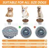 Nieuwe Fun Pet Learning Dog Slow Feed Bowl Antislip siliconen