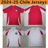 2024 2025 칠레 축구 유니폼 칠레 24 25 Vidal Alexis Sanchez Felipe Medel Erick E.Vargas 남자 키즈 키트 셔츠 Salas Zamorano Sierra Camiseta de Futbol