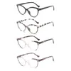 JM 3 шт./компл. женские весенние шарнирные очки для чтения «кошачий глаз» с цветочной лупой, очки для чтения с диоптриями для дальнозоркости 240304