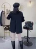 女性のスーツUNXXバックスリットスモールスーツコート女性2024春秋のハイエンドデザイン