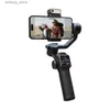 Stabilizatörler Hohem ISTEADY M6 KİT İHTİ TÜM KONUTLUK STABILIDE Selfie Tripod Video Aydınlatma için AI Manyetik Dolgu Işığı ile Akıllı Telefonlar İçin Uygun Q240319