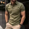 Projektant krótkich rękawów Instagram Summer Polo Shirt Pocket Pocket Mens Sports {Categie}