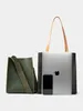 Totes Creative2024 Cowhide Vertical Tote Single Shoulder Retro Shopping Bag Enkel och mångsidig stor kapacitet handväska personlig