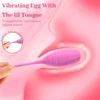 Tongue Licking Vibrator Dildo Vibrating Egg Nipple Clitoris Stimulator Vagina G Spot Massage Anal Butt Plug Anus Sex Toy Women 240311