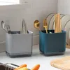 Cucina deposito domestico Dranaggio Dranaggio Assolatore Passino comodo tocco smerigliato lucido Riduci il supporto per bacchette di crescita batterica liscia