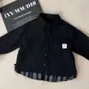 Giubbotti Primavera Autunno Ragazzi Ragazze Giacca Bambini Moda Falso Due Camicia Patchwork Cappotti Cappotto sportivo Regalo di compleanno 1-10 anni Abbigliamento per bambini