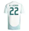 2024 MESSICO Maglie da calcio a maniche lunghe da uomo CHICHARITO O.PINEDA C. VELA RAUL Maglie da calcio H. HERRERA A. GUARDADO H. LOZANO E. ALVAREZ RAUL Squadra nazionale Unfirm