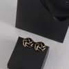 Boucles d'oreilles à tige rétro légères, luxe, rond, tourbillon, fleur, mode pour femmes