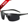 Óculos de designer personalizados óculos de sol masculinos na moda polarizadores condução esportes motoristas espelhos visão noturna óculos quadrados