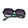 Дизайнерские солнцезащитные очки с квадратными закругленными углами, очки с металлическими украшениями, поляризационные линзы, защита от ультрафиолета, очки для пляжного вождения, унисекс, для отдыха