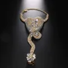 Stonefans Crystal Snake Armband Fashion New Decoration 2024 Nightclub Rhinestone överdrivna smycken för kvinnor rave festgåvor