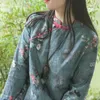 Ethnic Clothing 2024 Chinese Style Art Thicken Cheongsam Dress Women Elegant Traditional Vintage Hanfu National Qipao A799