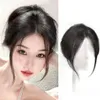 Synthetic Wigs Eight Shaped Fake Air Bangs Synthetic Hair Bangs Fake Fringe Natural Forehead Hairpiece Hair Women Clip In Bang Wigs 240328 240327