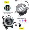 EEMRKE Conjunto de luces antiniebla LED 30W/40W para Suzuki Grand Vitara III JT TE TD Escudo 2005-2015 con lente transparente Angel Eyes DRL luces de circulación diurna 12V Accesorios para coche