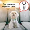 Colliers pour chiens, ceinture de sécurité pour animaux de compagnie, harnais d'appui-tête Portable pour chiots de taille moyenne et petite