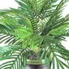 Decorative Flowers 24" X 22" Artificial Phoenix Palm In Ceramic Pot With Stand