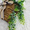 Flores decorativas outono grinaldas cesta para varanda frontal fazenda ação de graças outono decoração de casamento artificial