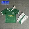 JMXX 24-25 Palmeiras Kit de camisas de futebol infantil Home Away Kid Uniformes Jersey Camisa de futebol 2024 2025 Top e shorts Versão infantil