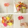 Dekorativa blommor 1/2/4st 38,5 cm PU Artificial Gerbera Wedding Ins Style Home Decoration Fake Dekorationer