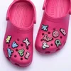 Heißer Verkauf Mode Loch Sandale Schuhe Schnalle Zubehör Benutzerdefinierte PVC Schuh Charms Cartoon Sternzeichen Schuh Charme rahmen stirbt Bekleidung Nähen Stoff