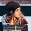 Наушники Беспроводные Bluetooth 5.0 Шапка-бини Унисекс Зимняя спортивная вязаная шапка на открытом воздухе Музыка с микрофоном Наушники Мужские подарки на Рождество