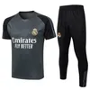 23 24 Nuovi uomini Real Madrid pantaloni lunghi a manica corta Tute 2023 2024 tuta da allenamento da calcio abbigliamento da calcio da jogging all'aperto maglietta corta