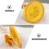 Bowls Consumables Sacrificial Offering Fruit Plate Wedding Decor Plastic Golden Lotus Design