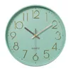 Relojes de pared Reloj nórdico Minimalista Borde grueso 3D Reloj de pared Decoración para el hogar Decoraciones para habitación juvenil
