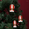 Decorazione per feste 4 set Etichette di buon Natale Etichette Confezioni regalo Appese Carte di carta di Babbo Natale Natale Artigianato fai-da-te Decorazioni in oro