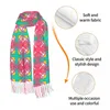 Foulards Motif multicolore dans le style arabe Écharpe Wrap Femmes Long Hiver Chaud Gland Châle Unisexe Mode Luxe Polyvalent