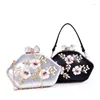 Women's Bag Totes Shoulder Crossbody 2024 Fashion DIA Flower Jelly Handbag Mini Clutch