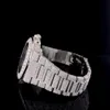 Montre en diamant modèle 2024 pour hommes et femmes VVS Moissanite Diamond Hip Hop Watch Montre en diamant avec un design unique au meilleur prix