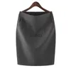 Saias Skorts com bolsos Trabalho desgaste cintura alta 7 tamanho mini saias formais mulheres escritório senhora ol 11color bodycon vintage preto lápis saia c49 240319