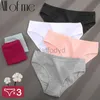 Women's Panties Cotton Panties Jacquard Design Pattern Women Panties Underwear Sexy Female Lingerie Briefs Solid Color Intimate Pantys for Woman 24323