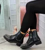 HBP Non-Brand new style Metal nail rough hard womens boots fashion anti-wolf short boots womens size 43