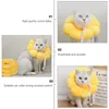 Vestuário para cães Elizabeth Circle Kitten Cone Cat Cervical Spine Pet Recovery Collar Pp Cotton Puppy